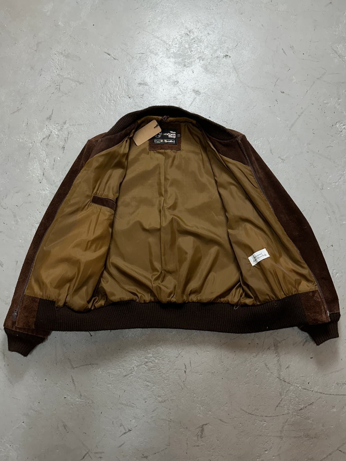 80's 빈티지 시어스 스웨이드 봄버 자켓 빈티지 레더 자켓 상품이미지8