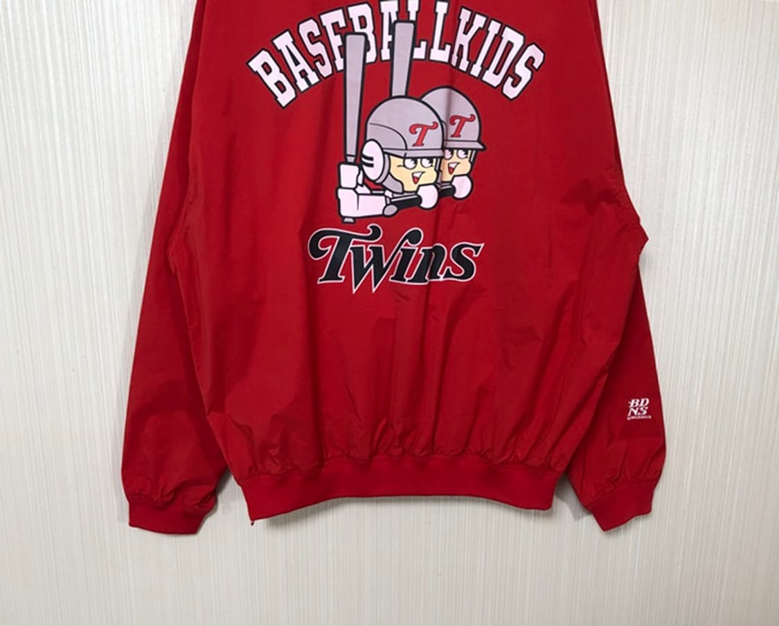 KBO 빠더너스(BDNS) X LG트윈스 웜업자켓 레드 M 상품이미지10