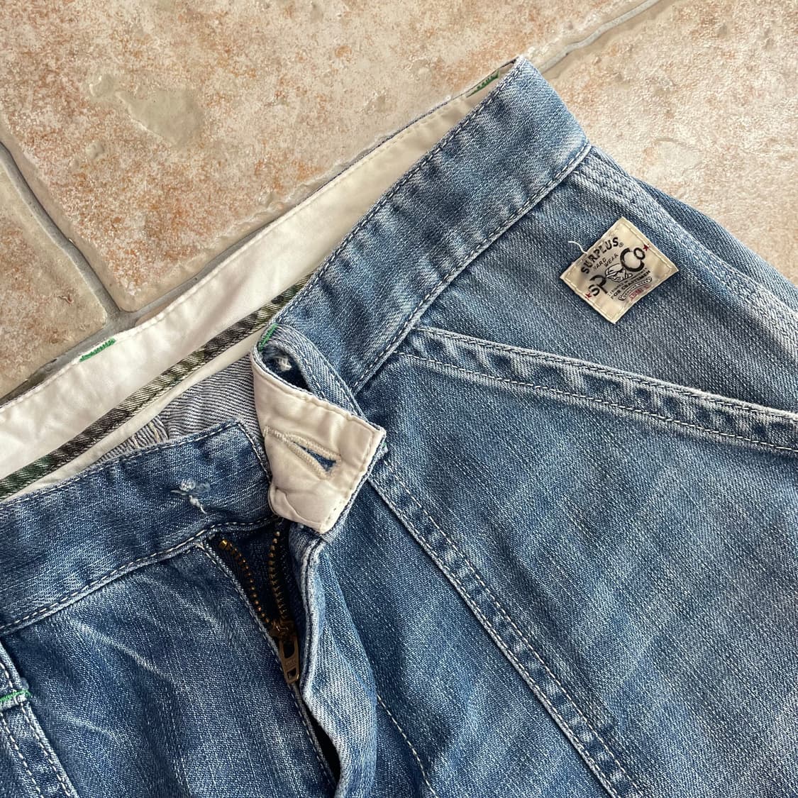 [32] SURPLUS double knee denim pants 상품이미지5