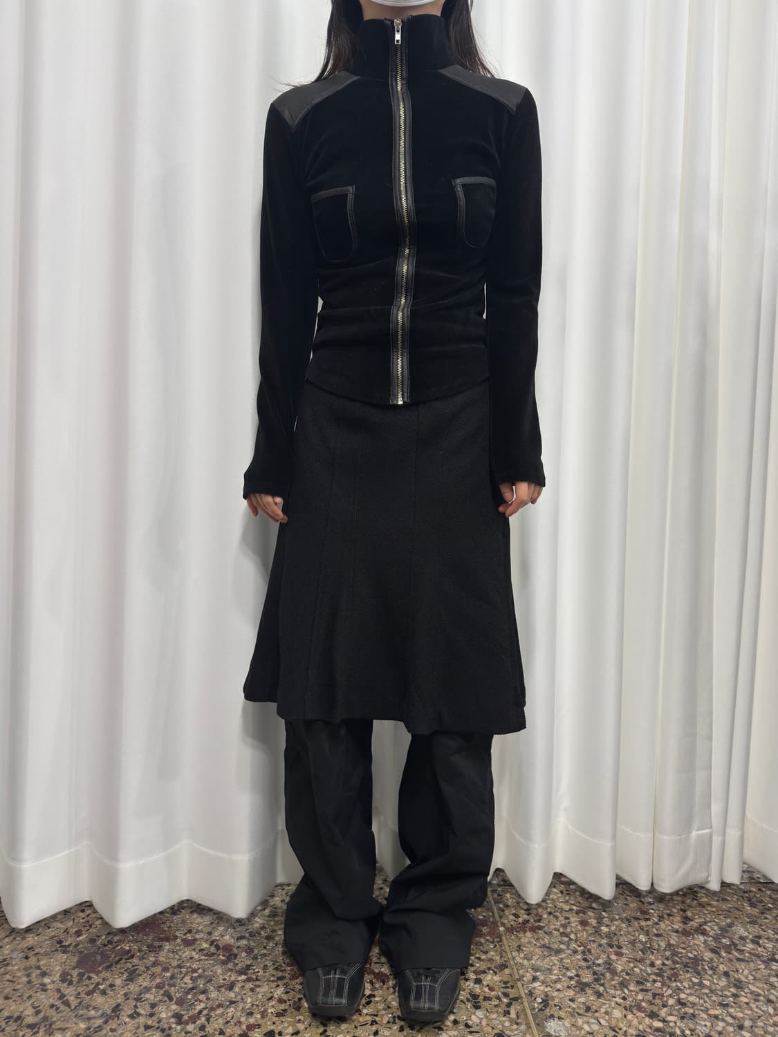 velvet design zipup 상품이미지2