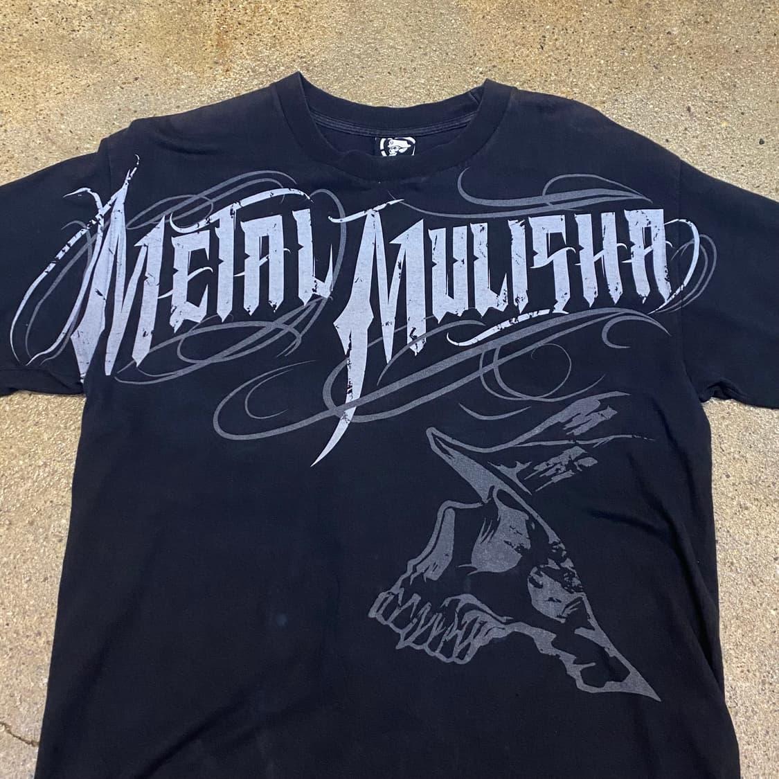 미국 빈티지 메탈 멀리샤 METAL MULISHA 락티셔츠 반팔티 상품이미지3