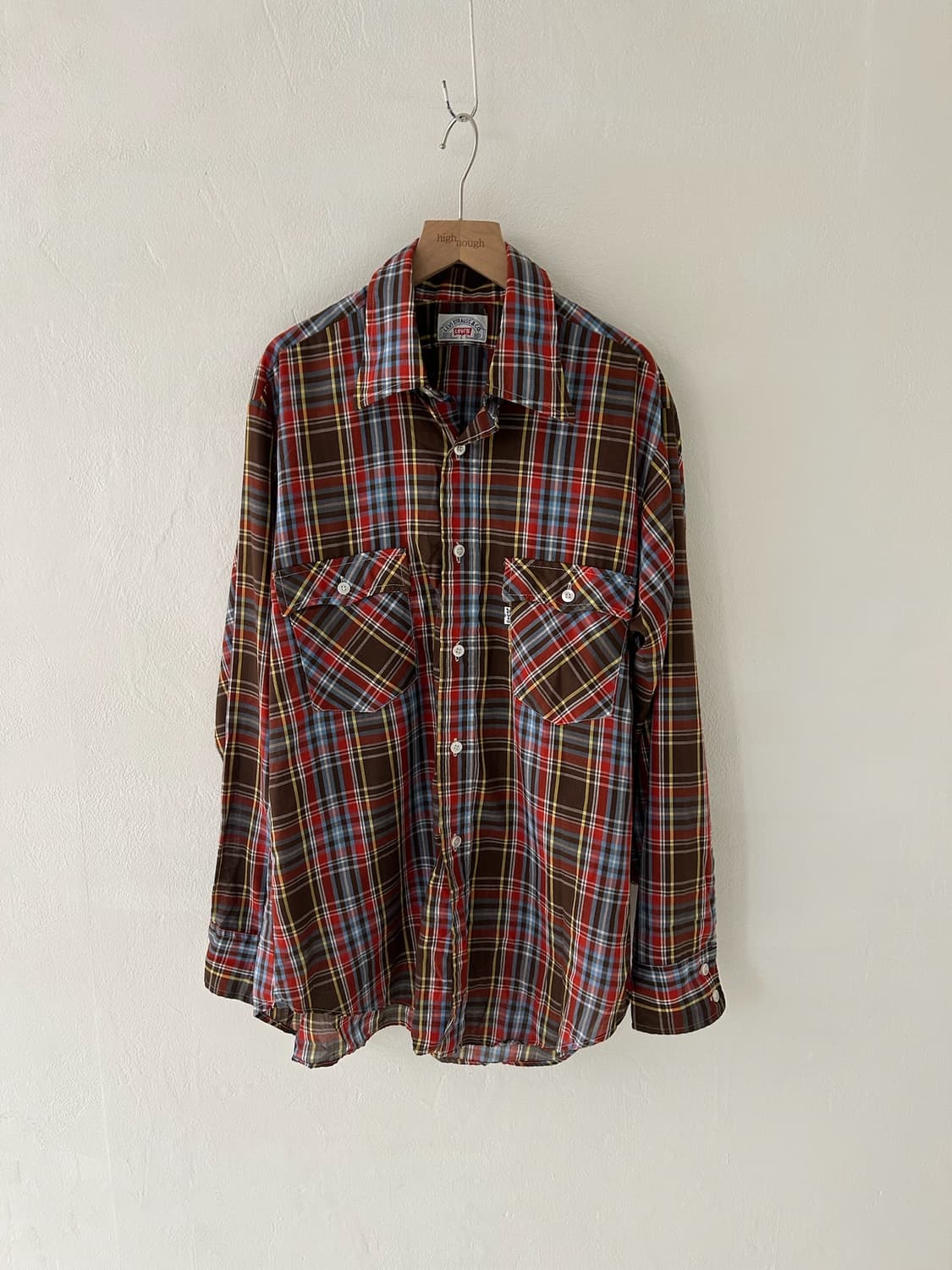 80's vtg Levis  2pocket  Work  shirt. 상품이미지1