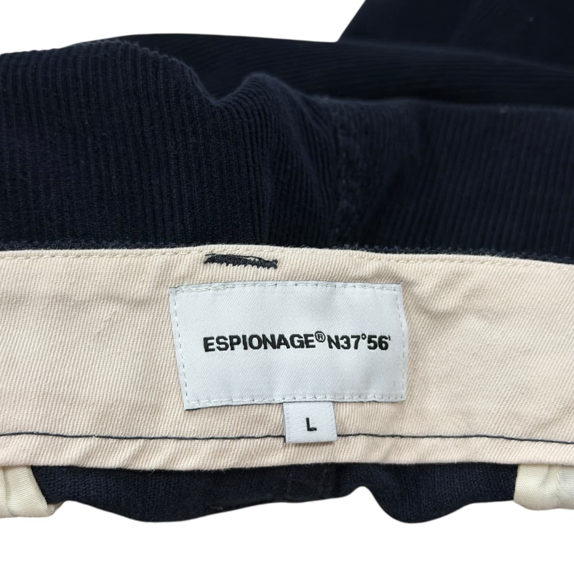 에스피오나지 코듀로이 팬츠 바지 네이비 L 상품이미지4