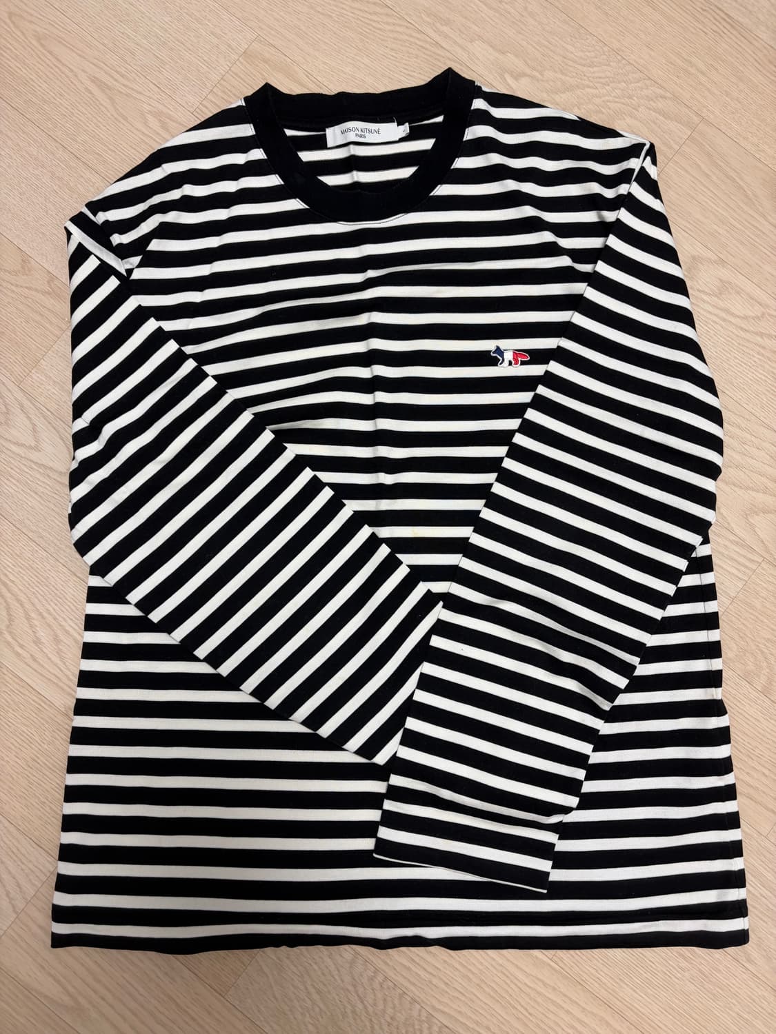 메종키츠네 스트라이프 롱슬리브 상품이미지1