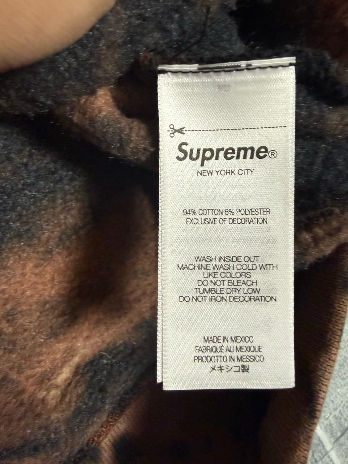 슈프림 스몰박스로고 타이다이 맨투맨 XL 새상품  상품이미지4