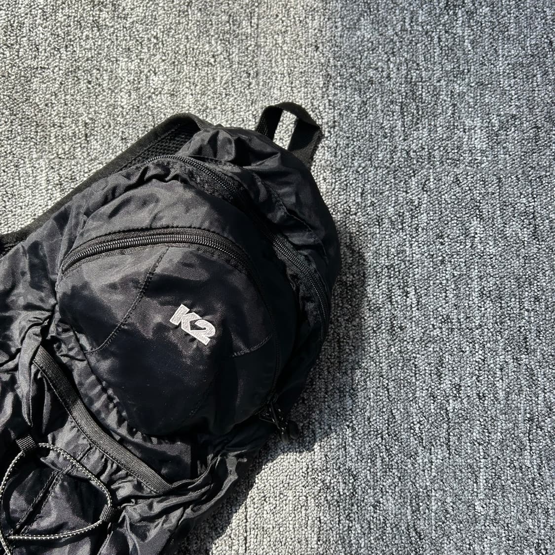 k2 블랙 나일론 미니 백팩 상품이미지3