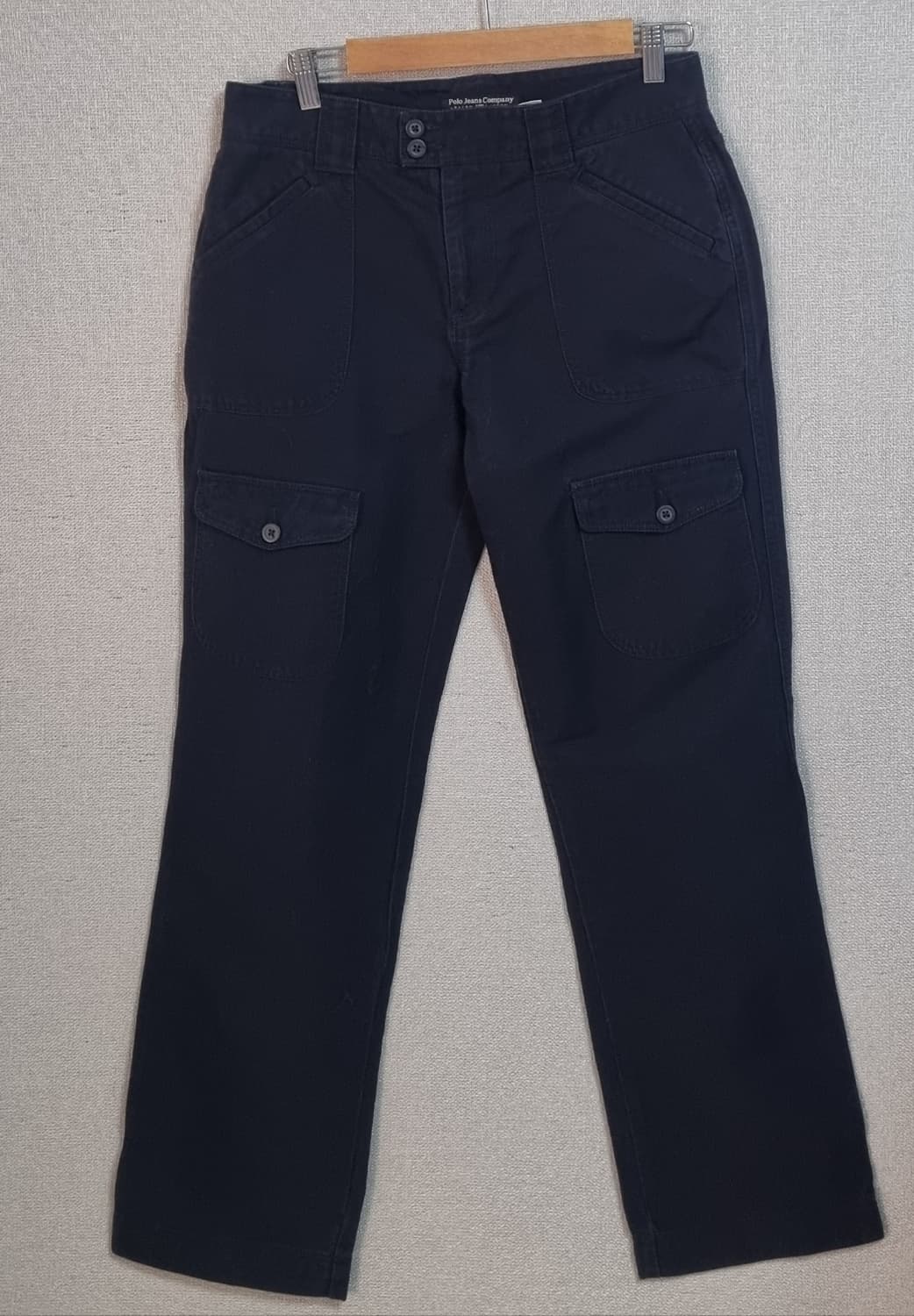 27) 폴로 진스 빈티지 블랙 카고 면바지 (2004년제작) 상품이미지1