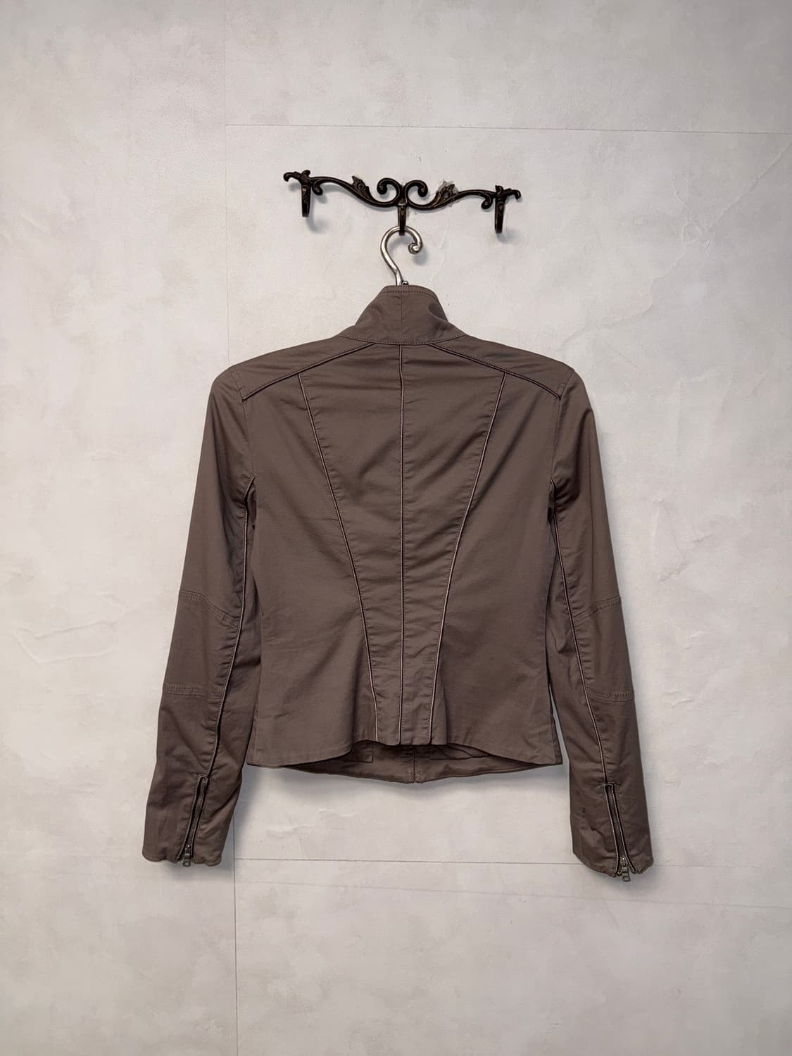 Armani Exchange high neck biker jacket 상품이미지4