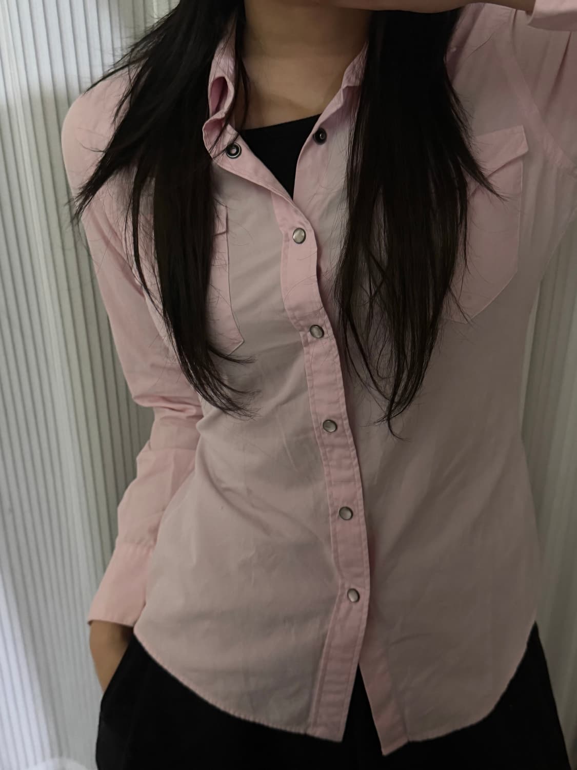 폴로 랄프로렌 핑크 셔츠 S 상품이미지1