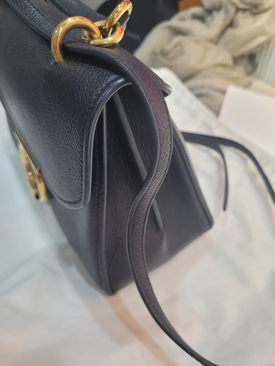 (새상품급) 페라가모 간치니 마고 탑핸들 숄더백 상품이미지5