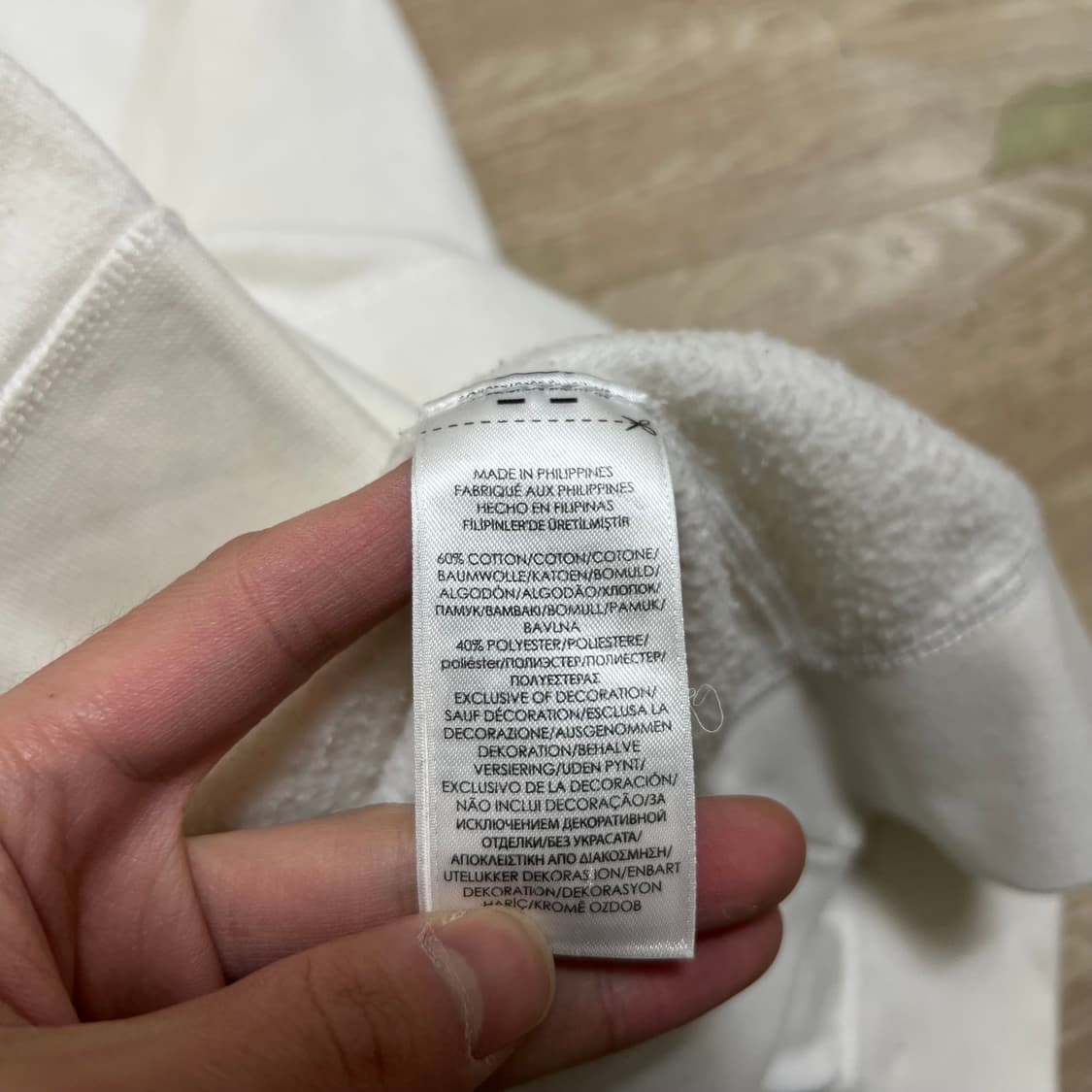 폴로 랄프로렌 폴로베어 기모 맨투맨 티셔츠 [화이트] L/100 상품이미지5