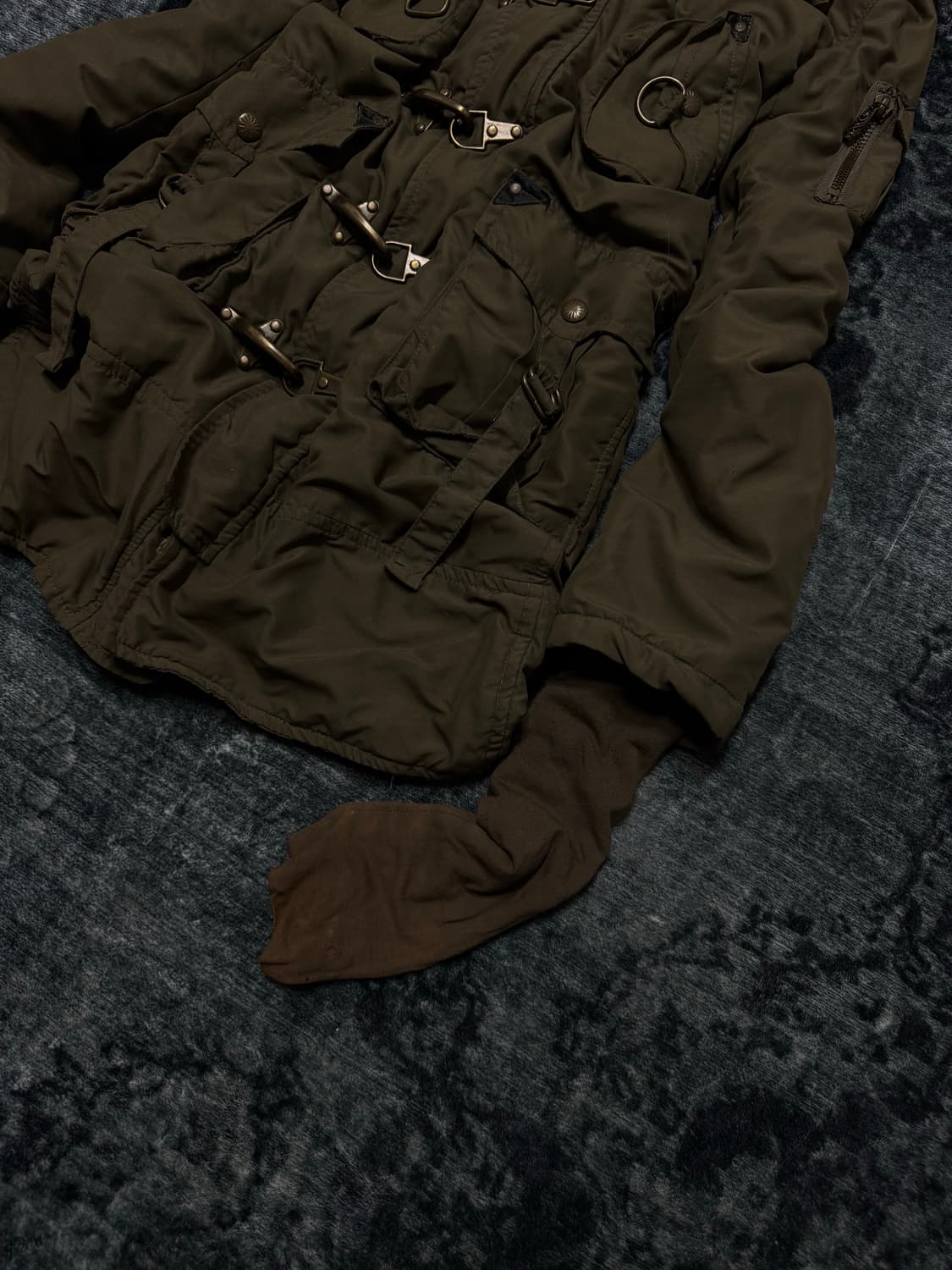 Sly 00s archive trimming fur military ja 상품이미지5