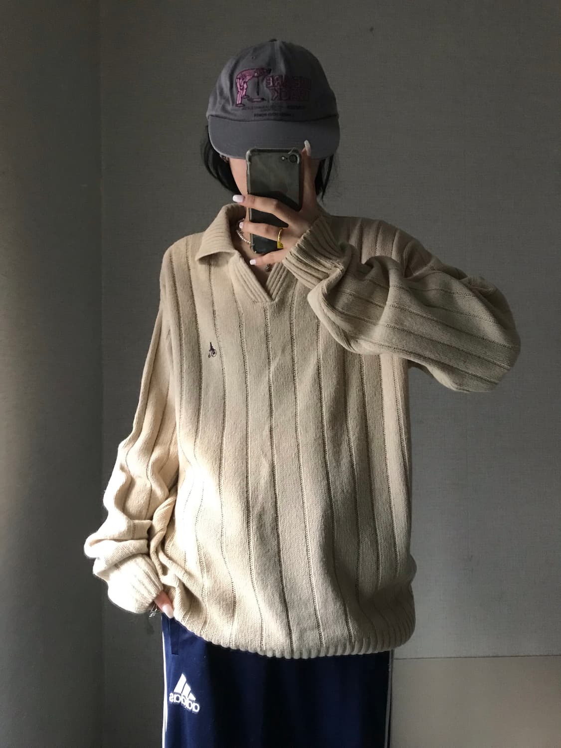 빈폴 베이지 루즈핏 니트 상품이미지4