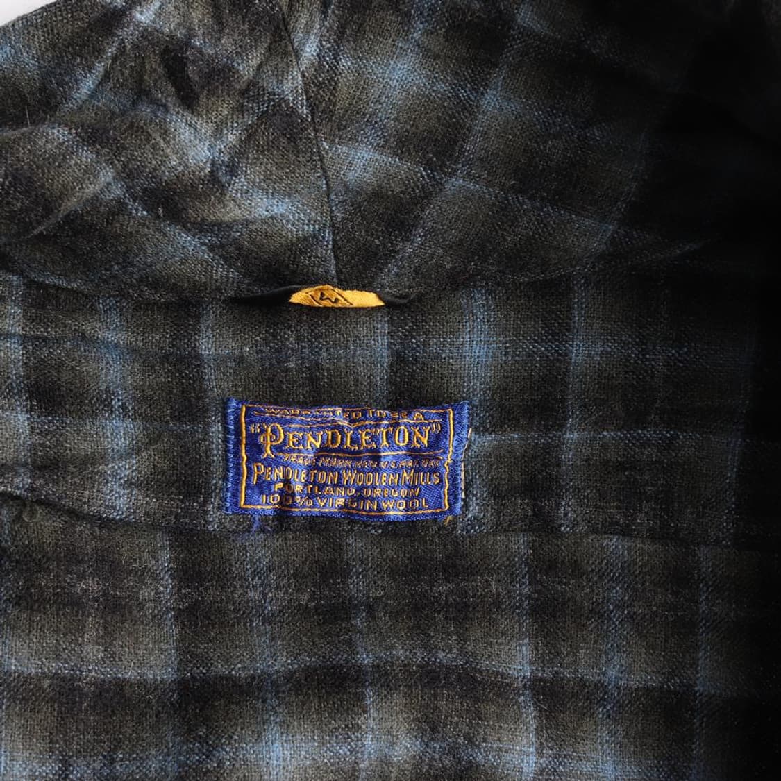 펜들턴 팬들턴 USA 미국발 빈티지 체크 로브 코트 남성 상품이미지7