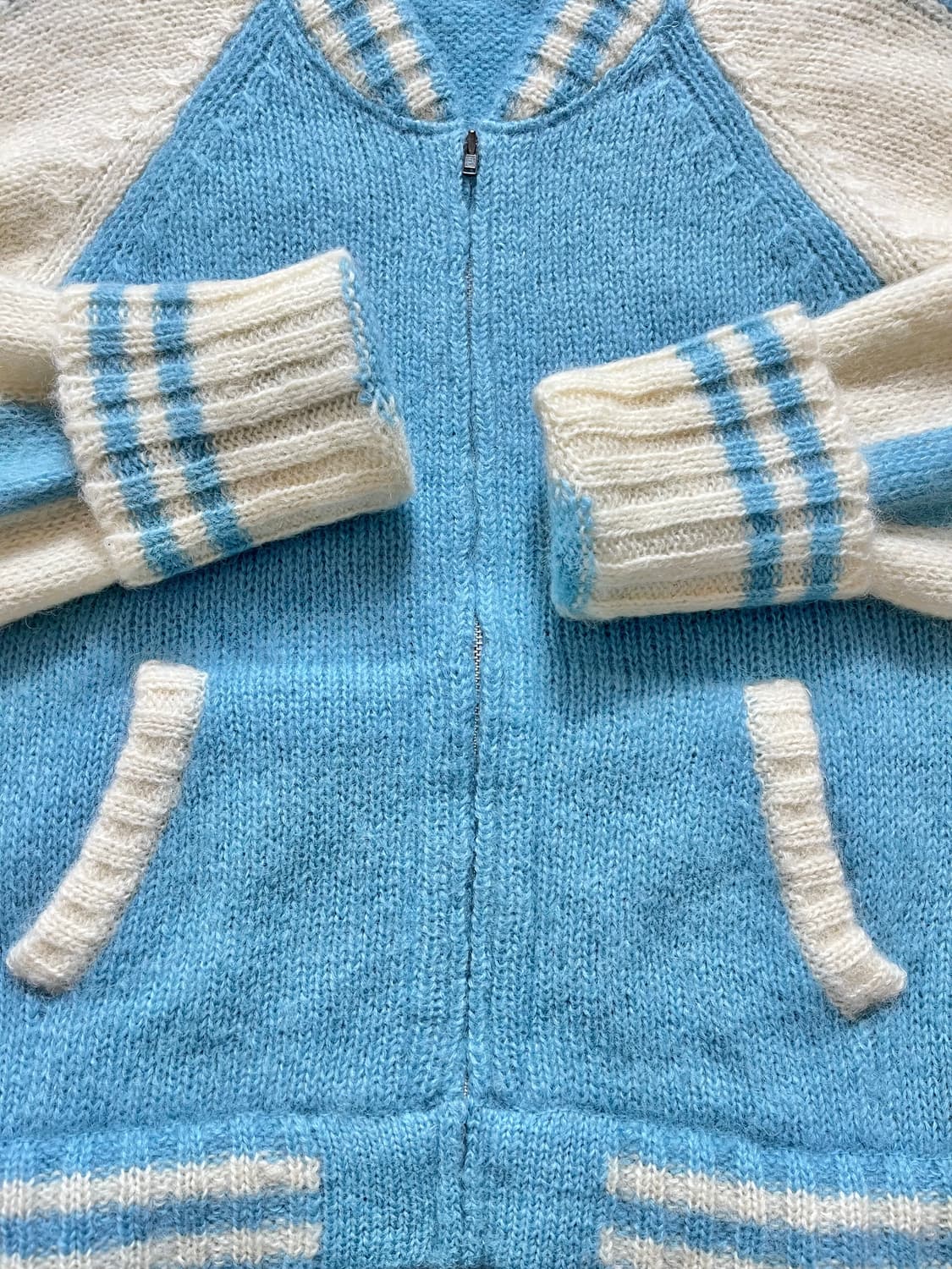 빈티지 뷰티비스트 집업 니트 가디건 자켓 상품이미지4