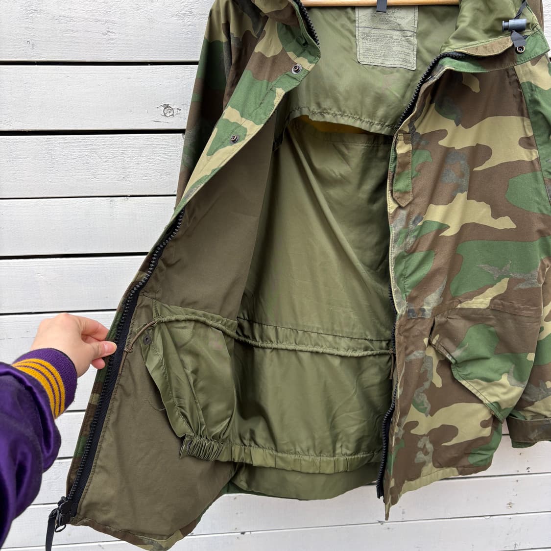 US Army 미군 오리지널 밀리터리 고어텍스 자켓 상품이미지9