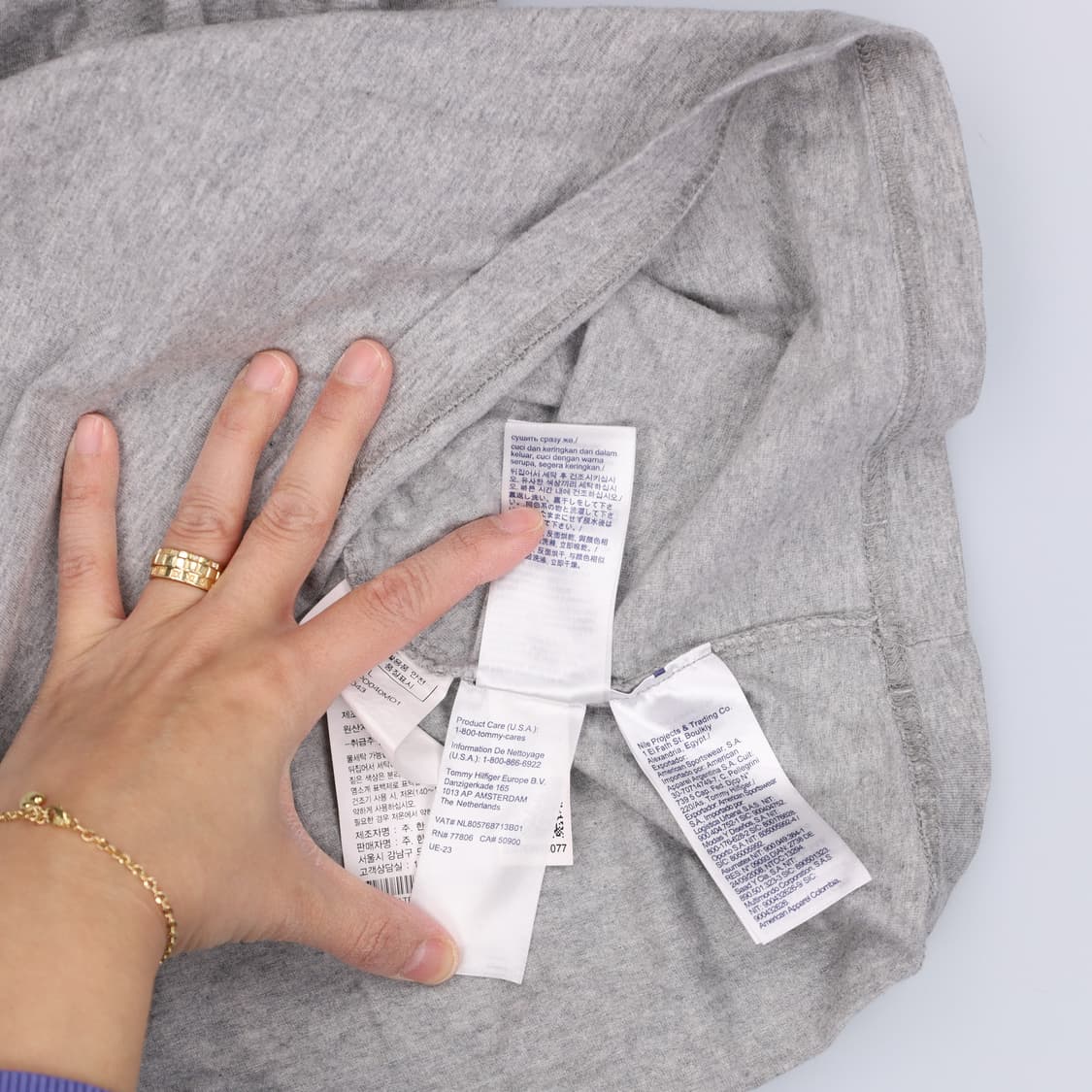 L 타미힐피거 스몰로고 반팔티 0310H1 상품이미지6