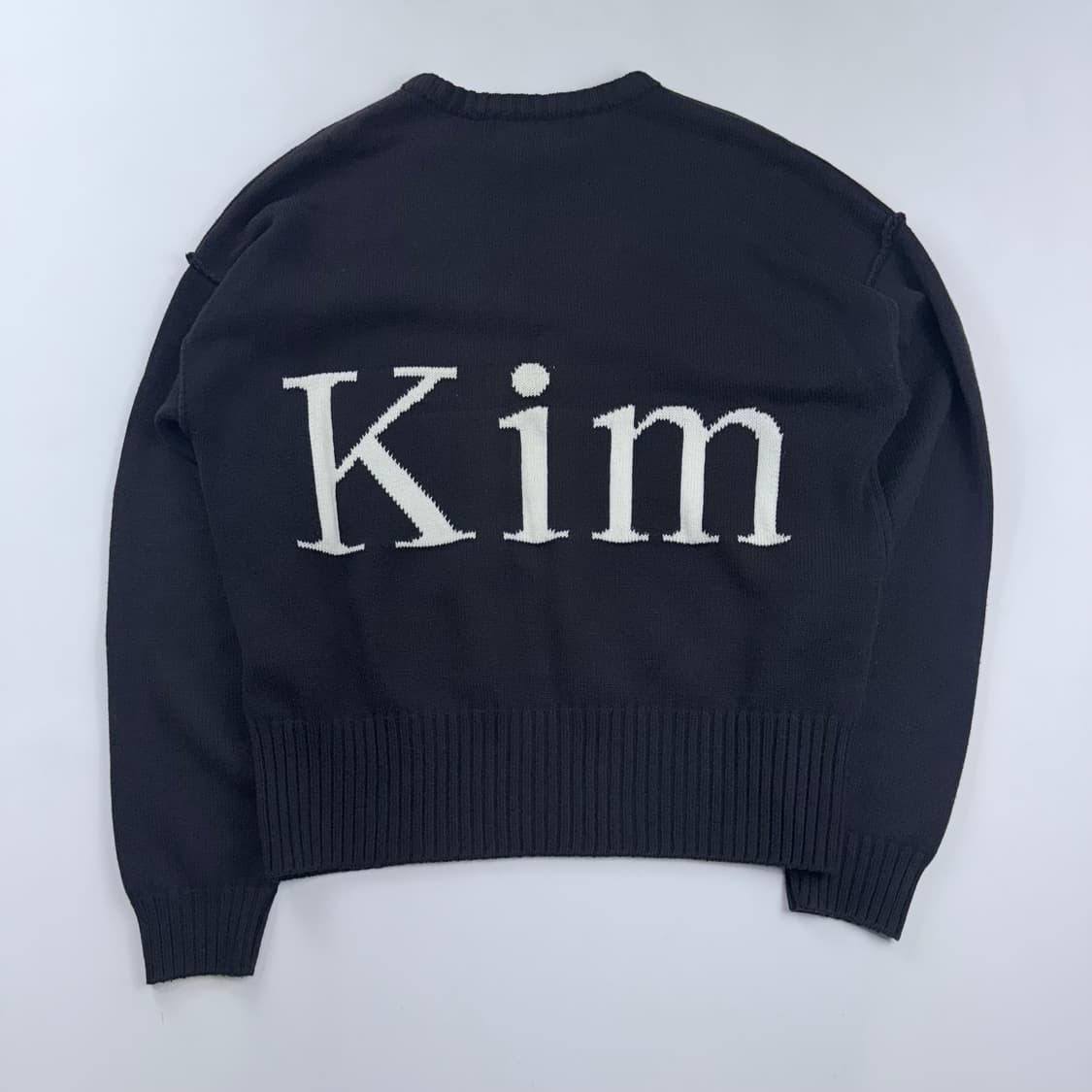 마뗑킴 빅로고 니트 상품이미지5