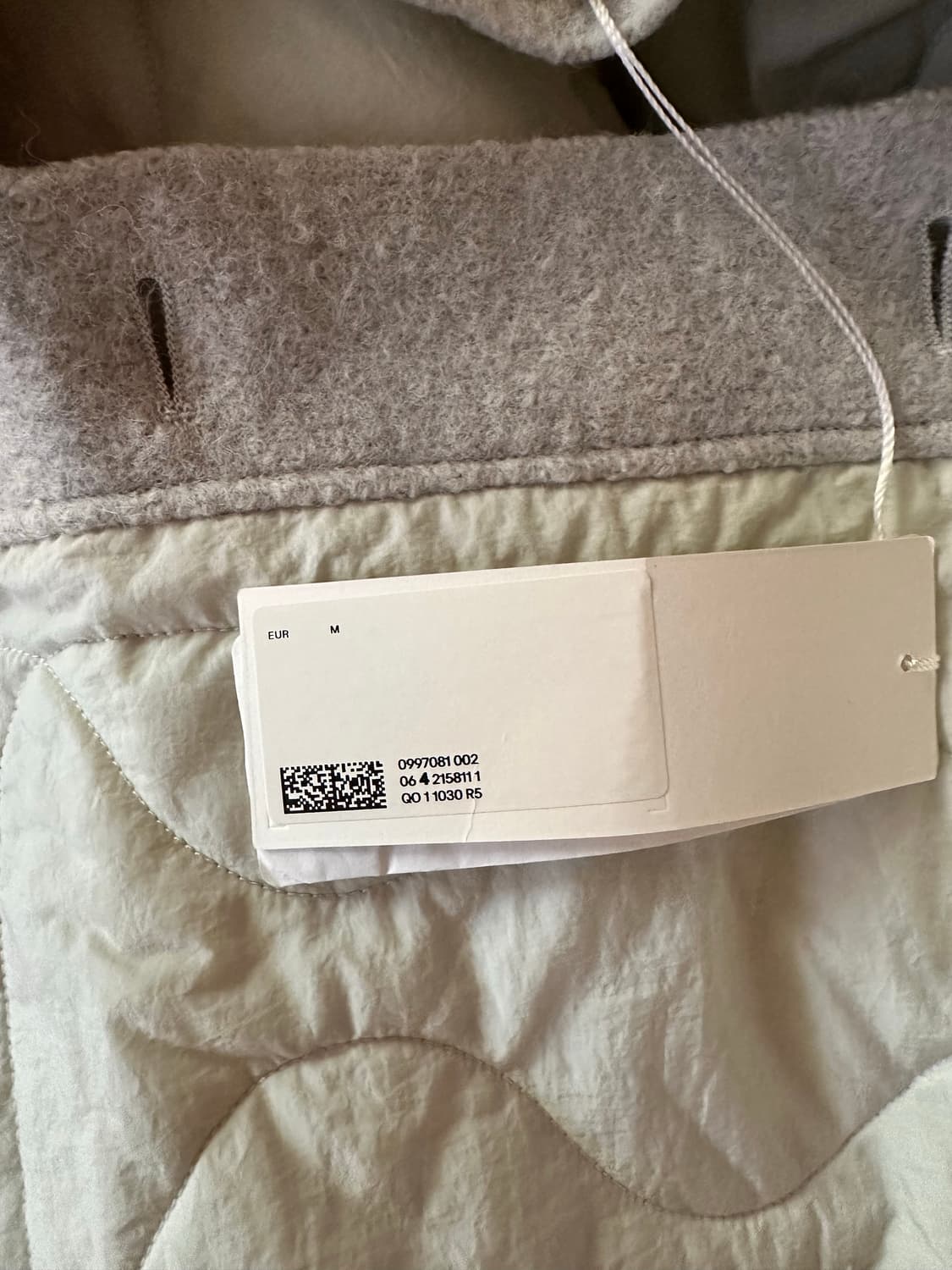 아르켓 오버사이즈 퀼팅 셔츠 M 상품이미지5