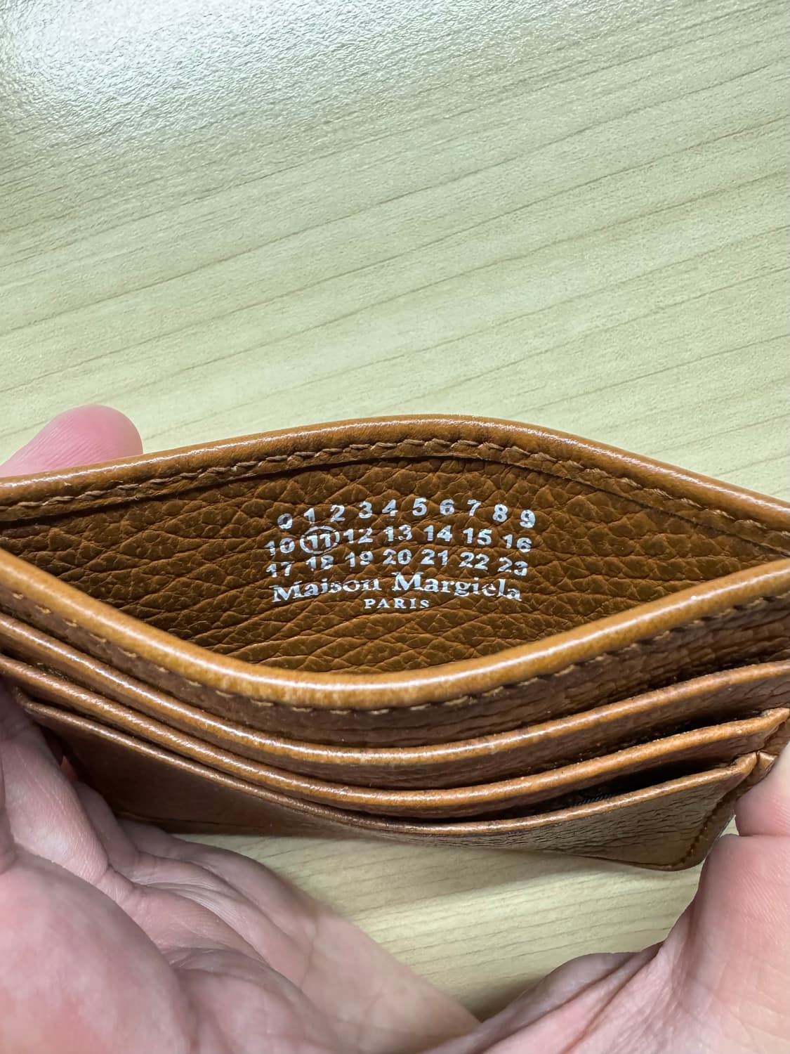 메종 마르지엘라 스티치 카드지갑 샤모아 상품이미지2