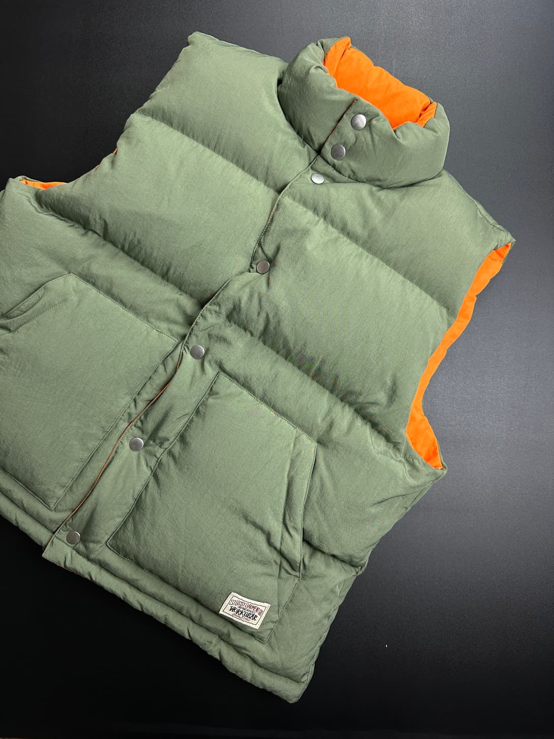 Stussy down reversible vest 상품이미지1