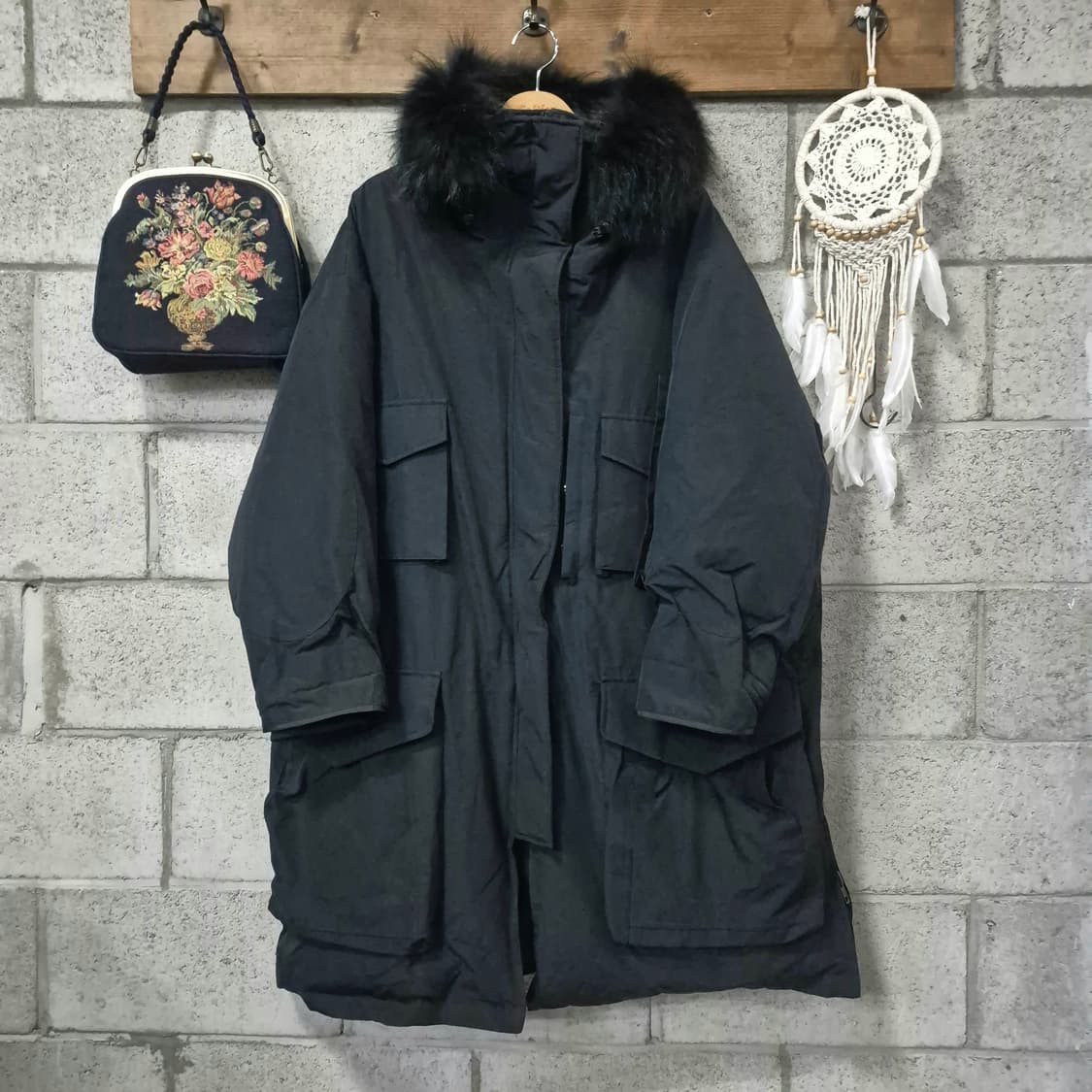 스튜디오톰보이 덕다운 오버핏 야상롱패딩 상품이미지3