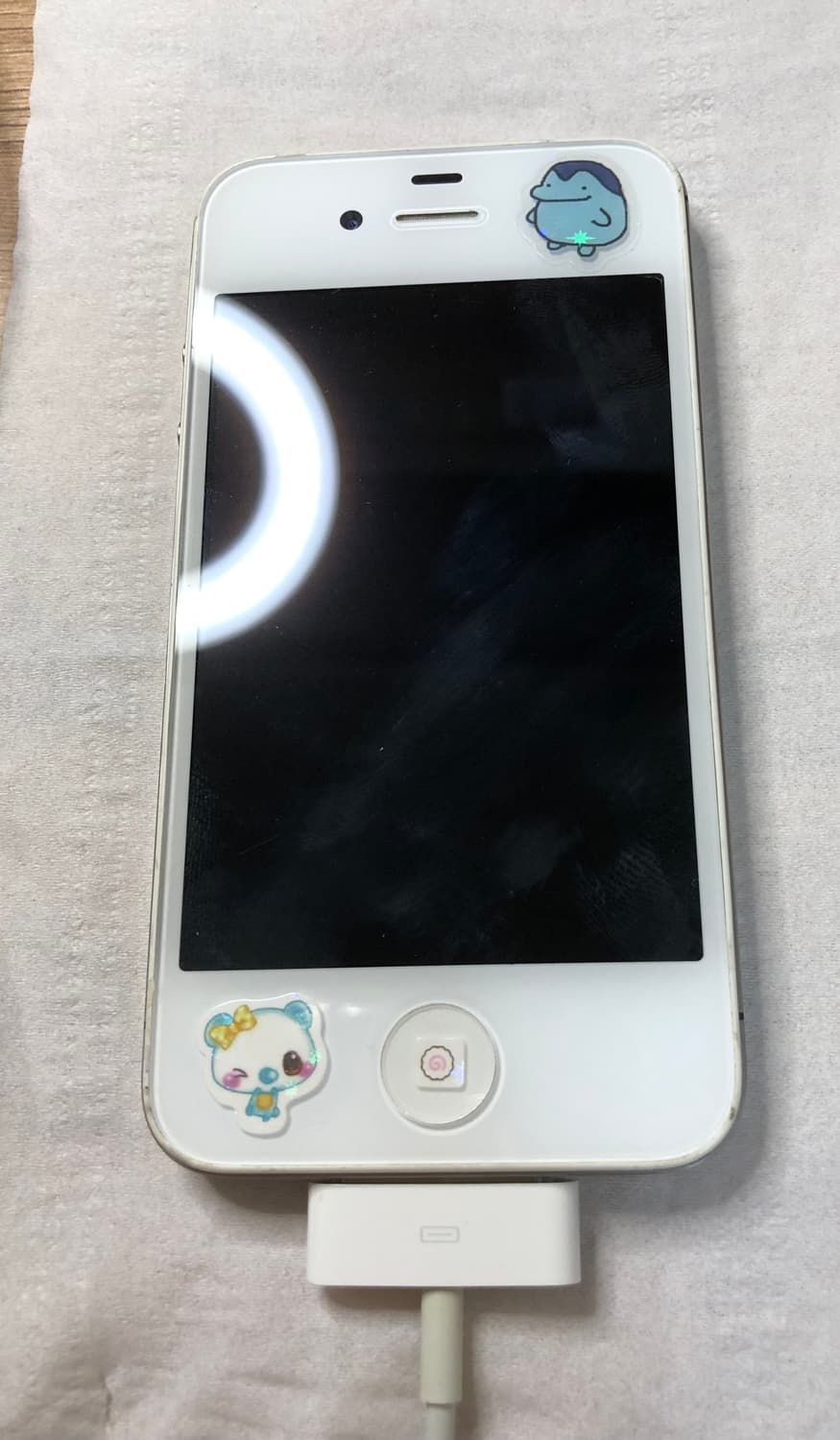 ♥︎아이폰 4s 화이트♥︎☁️(쌩순정, 모든 기능 정상, 빈티지 카메라) 상품이미지2