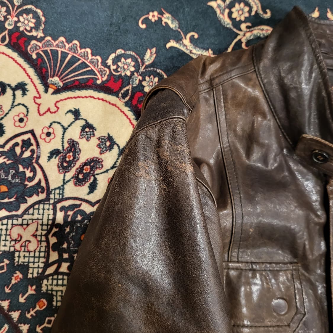 OLZEN 레더 자켓 (105) 상품이미지4