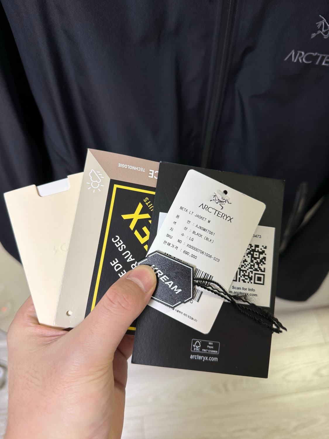 아크테릭스 베타 lt 블랙 L 상품이미지2