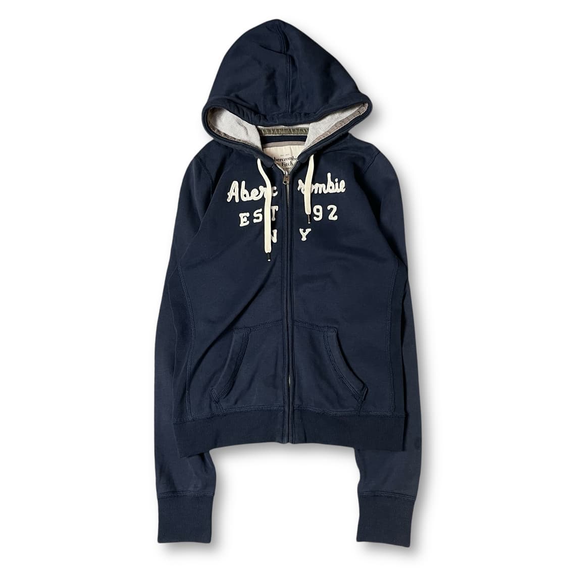 아베크롬비앤피치 네이비 후드집업 L 상품이미지1