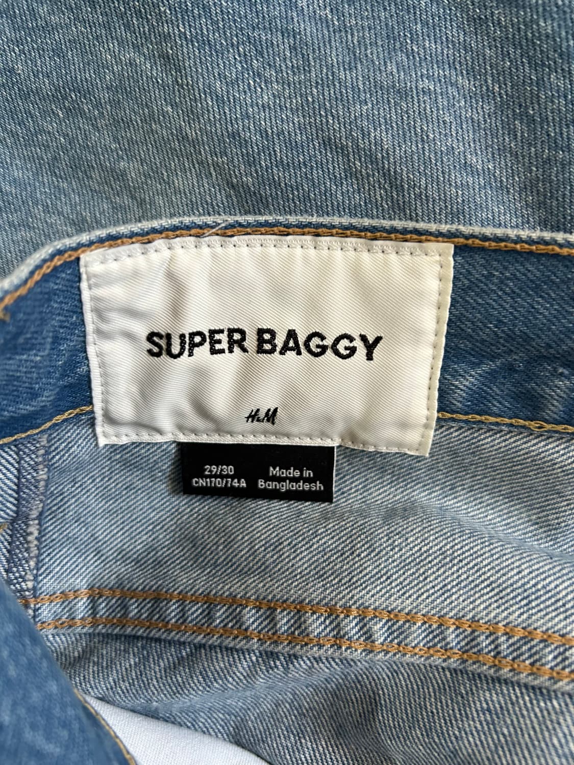 H&M 슈퍼배기 데님 상품이미지3