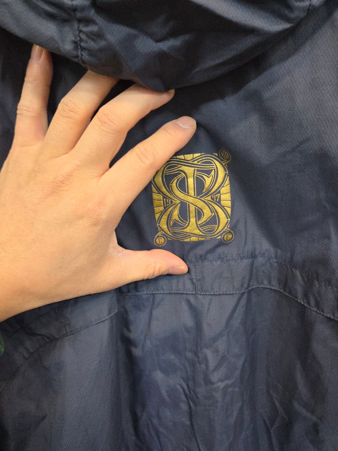 아디다스 레알마드리드 금장 바람막이 후드자켓 xl 상품이미지3