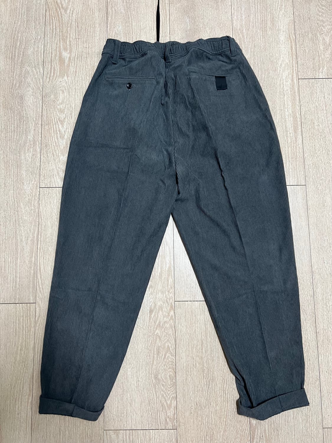 엔할리우드 코듀로이 팬츠 L 챠콜 40(30) 상품이미지4