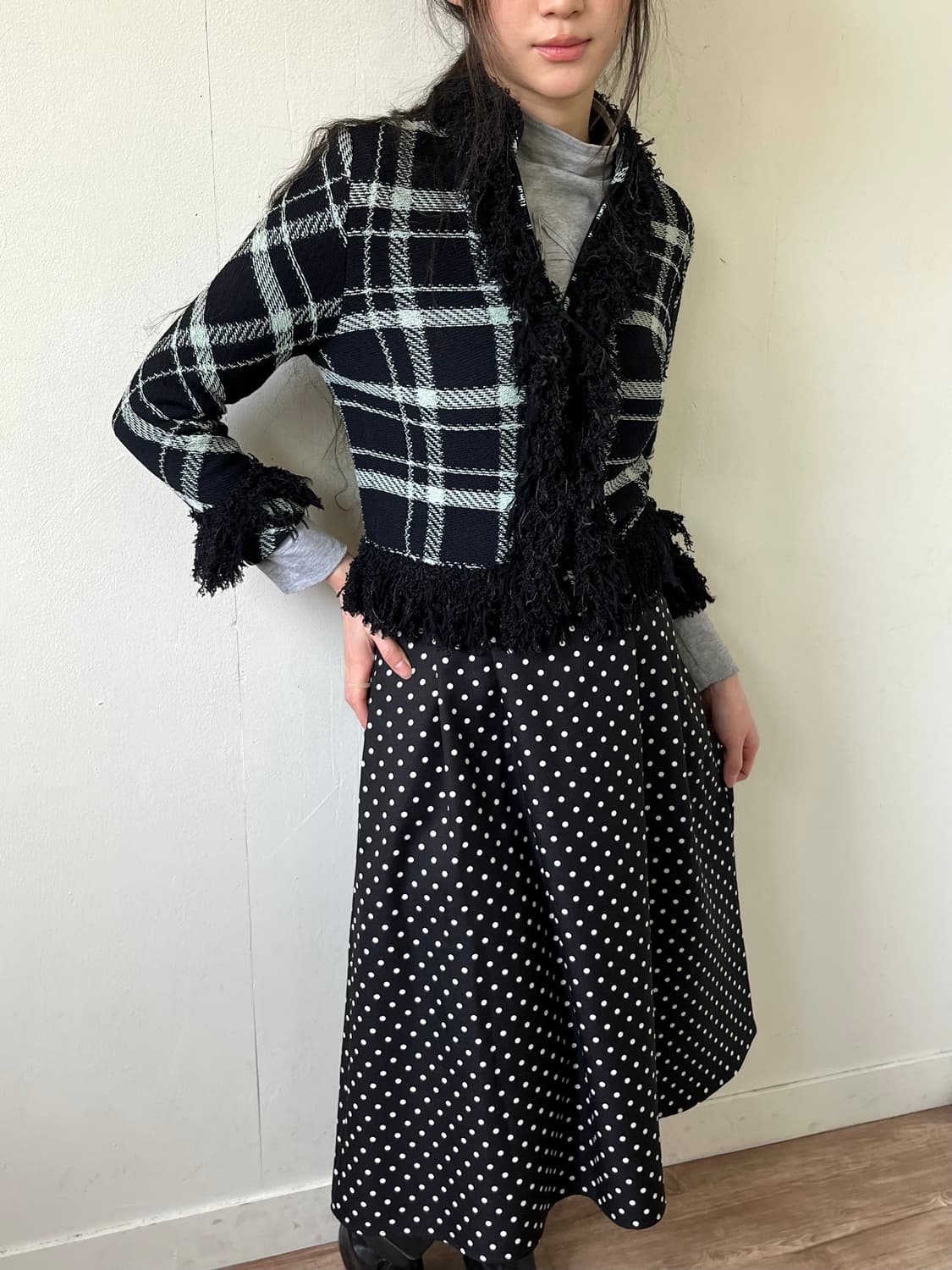 ST. JOHN 테슬 트위드 자켓 상품이미지4