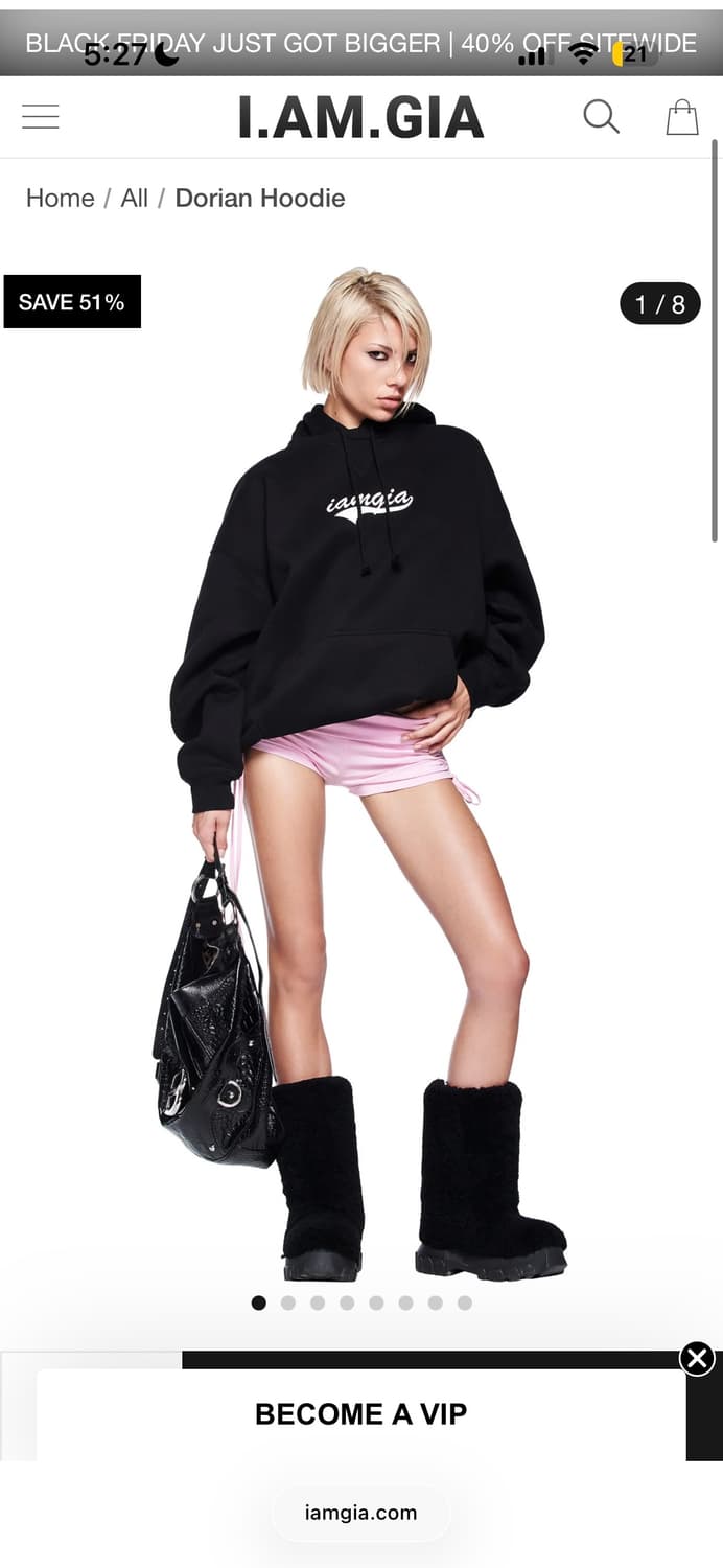 Iamgia 후드티 xs  상품이미지2