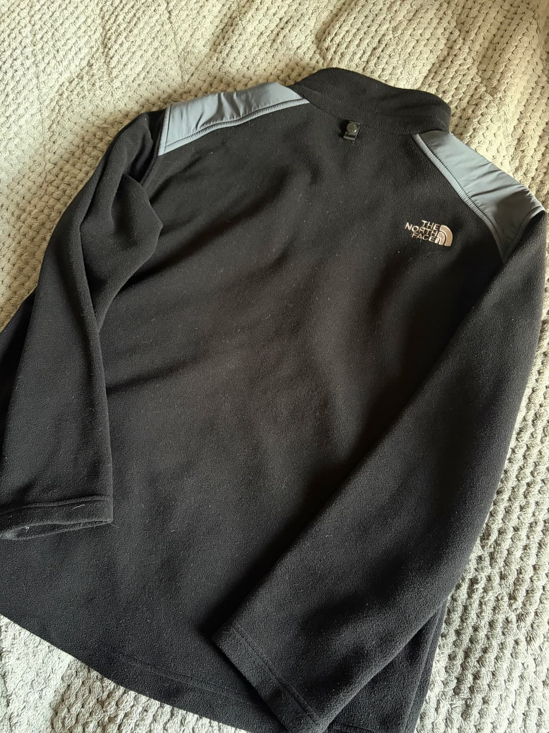 노스페이스 블랙 그레이 플리스 후리스 상품이미지2