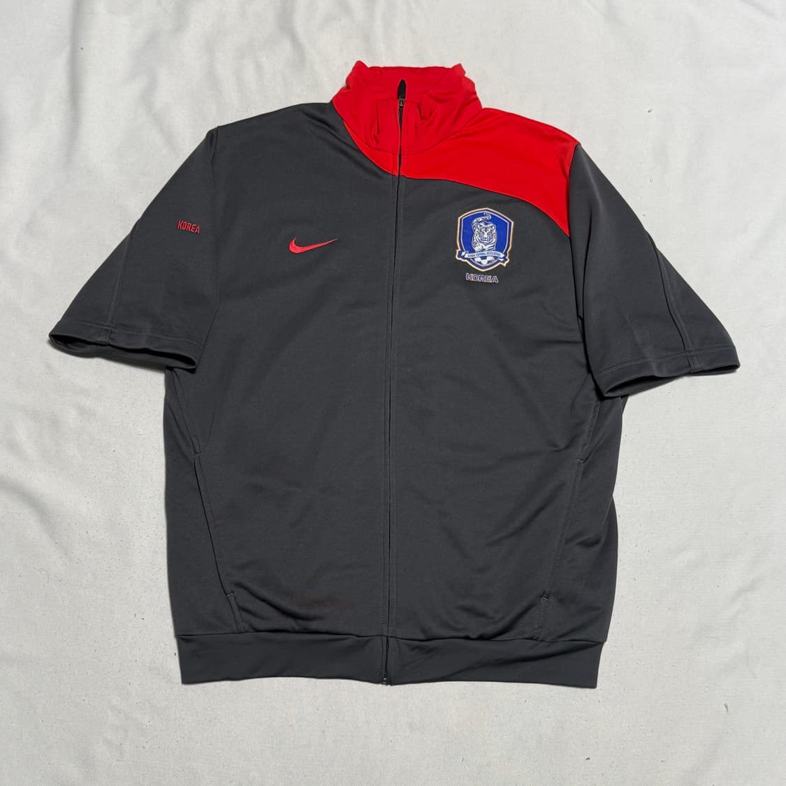 XL 나이키 대한민국 국가대표 반팔 집업 상품이미지2