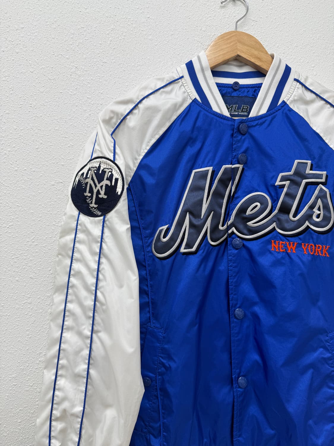 MLB 뉴욕 메츠 빅로고 스타디움 자켓 상품이미지3