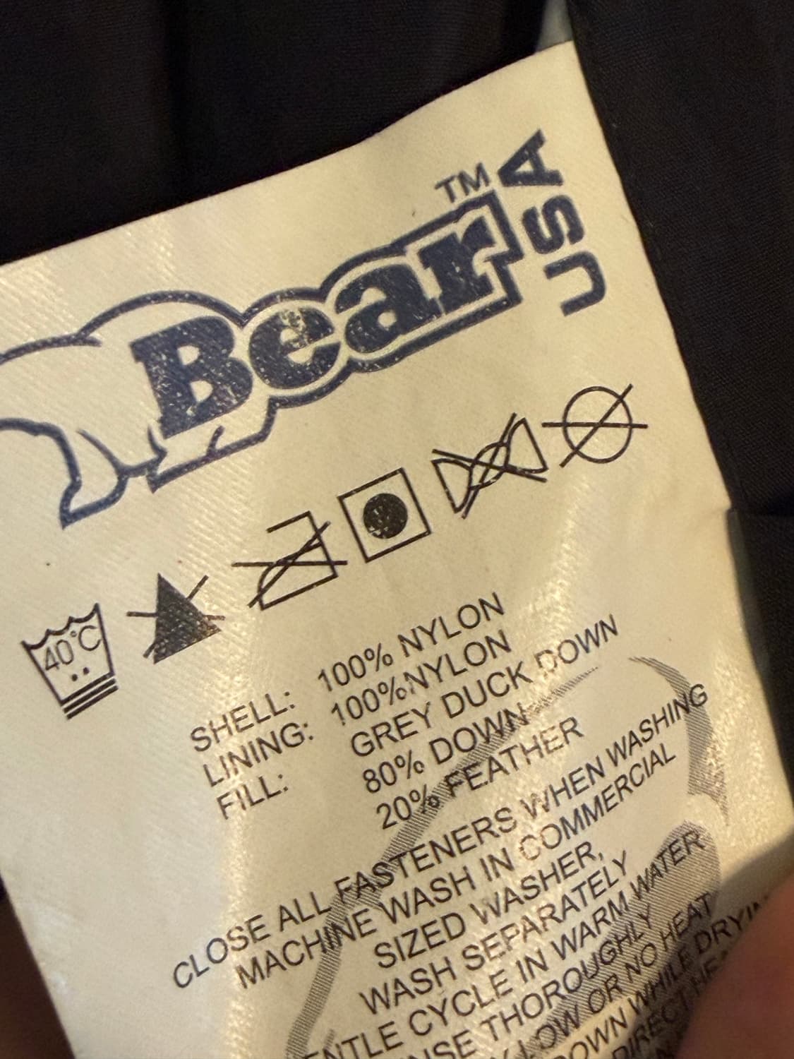 90s Bear USA 리버시블 덕다운 패딩 상품이미지7