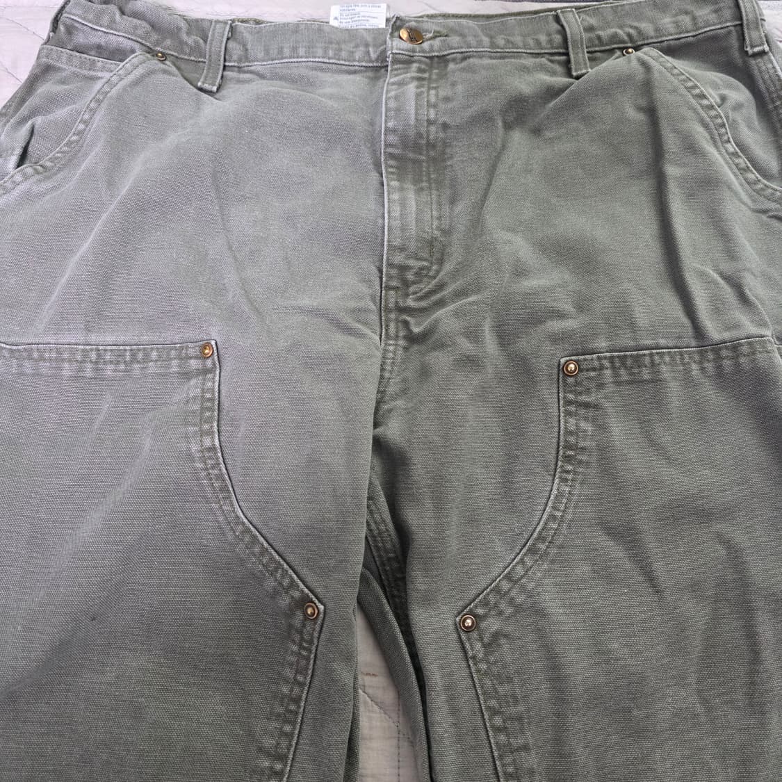 [38X30] 빈티지 칼하트 더블니 B136MOS 워크팬츠 M-4 상품이미지2