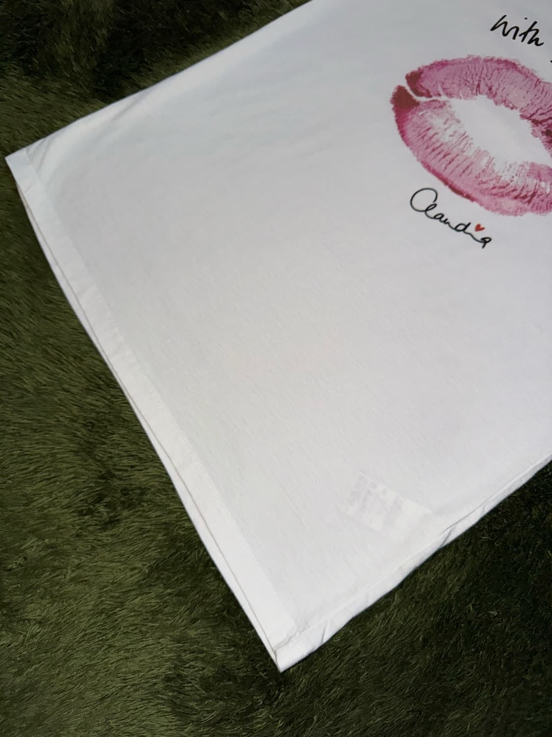[S] Etre Cecile x Claudia Schiffer 립 티셔츠 상품이미지5