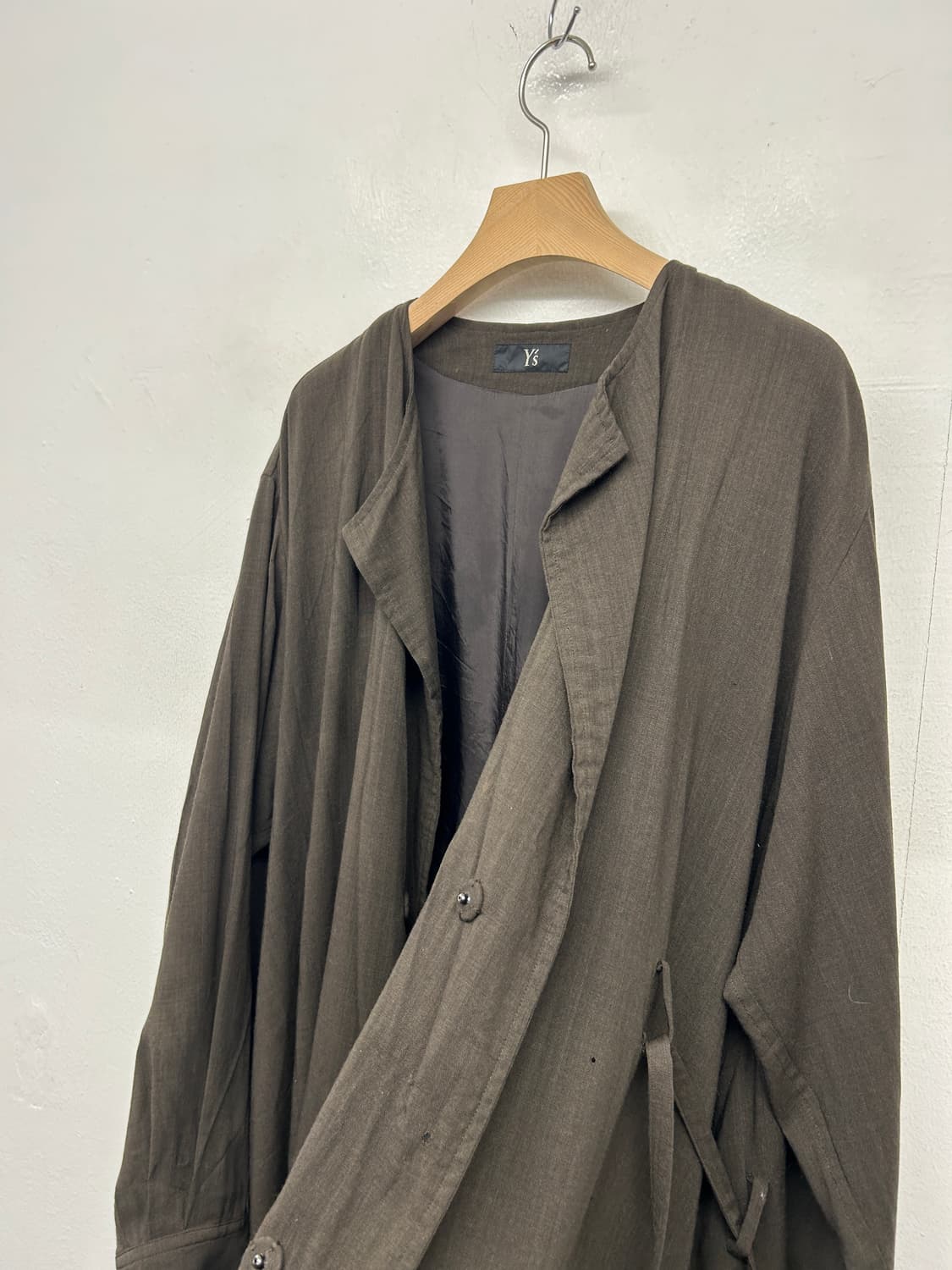 Ys Yohji Yamamoto 요지야마모토 로브 코트 상품이미지9