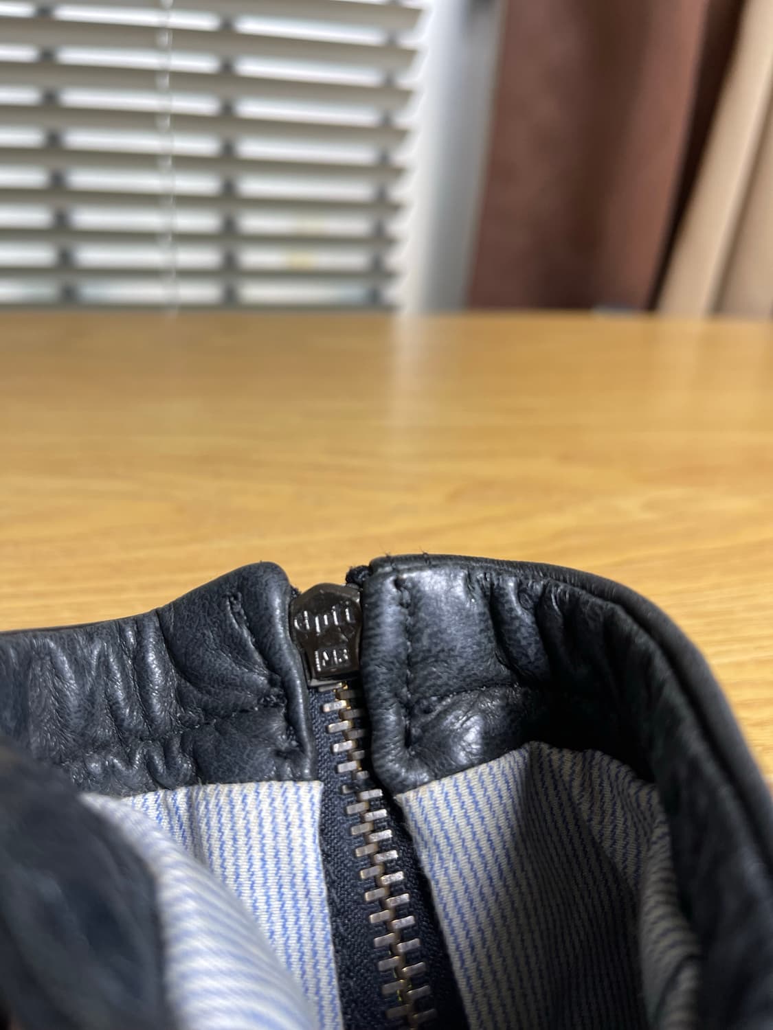 마시모뚜띠 정품 여성용 램스킨 양가죽 라이더자켓 S 상품이미지8