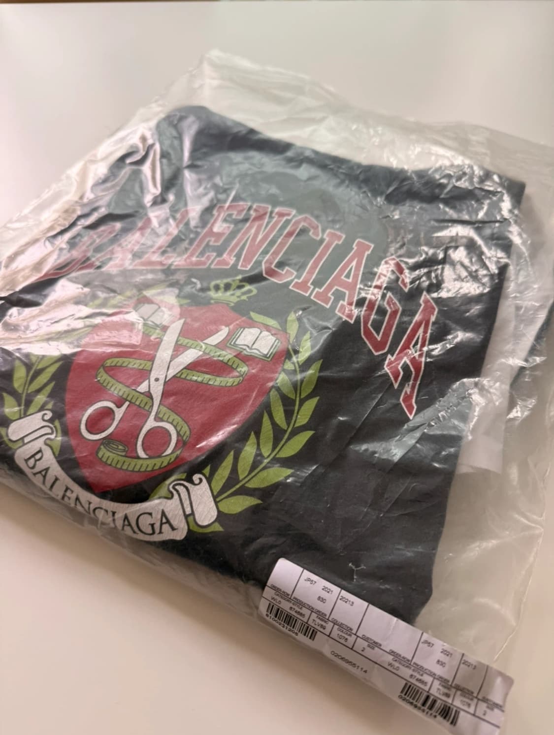 Balenciaga college hoodie overfit 상품이미지2