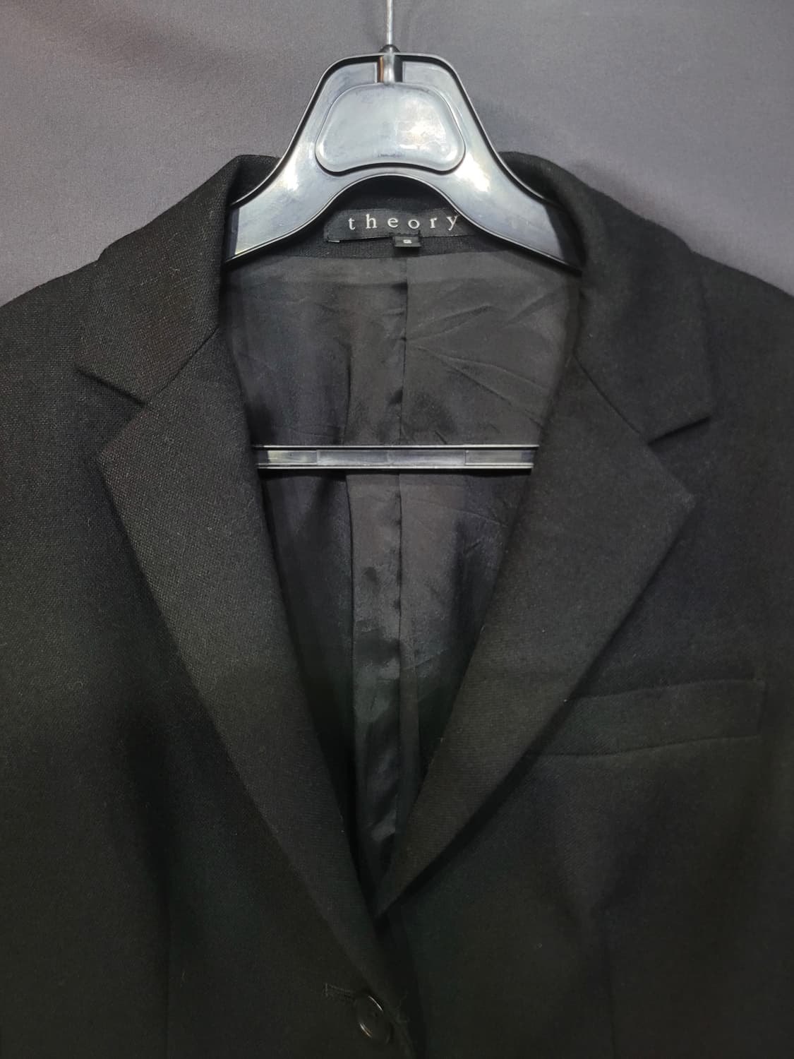 Theory 띠어리 블랙 울 블레이저 자켓  상품이미지2