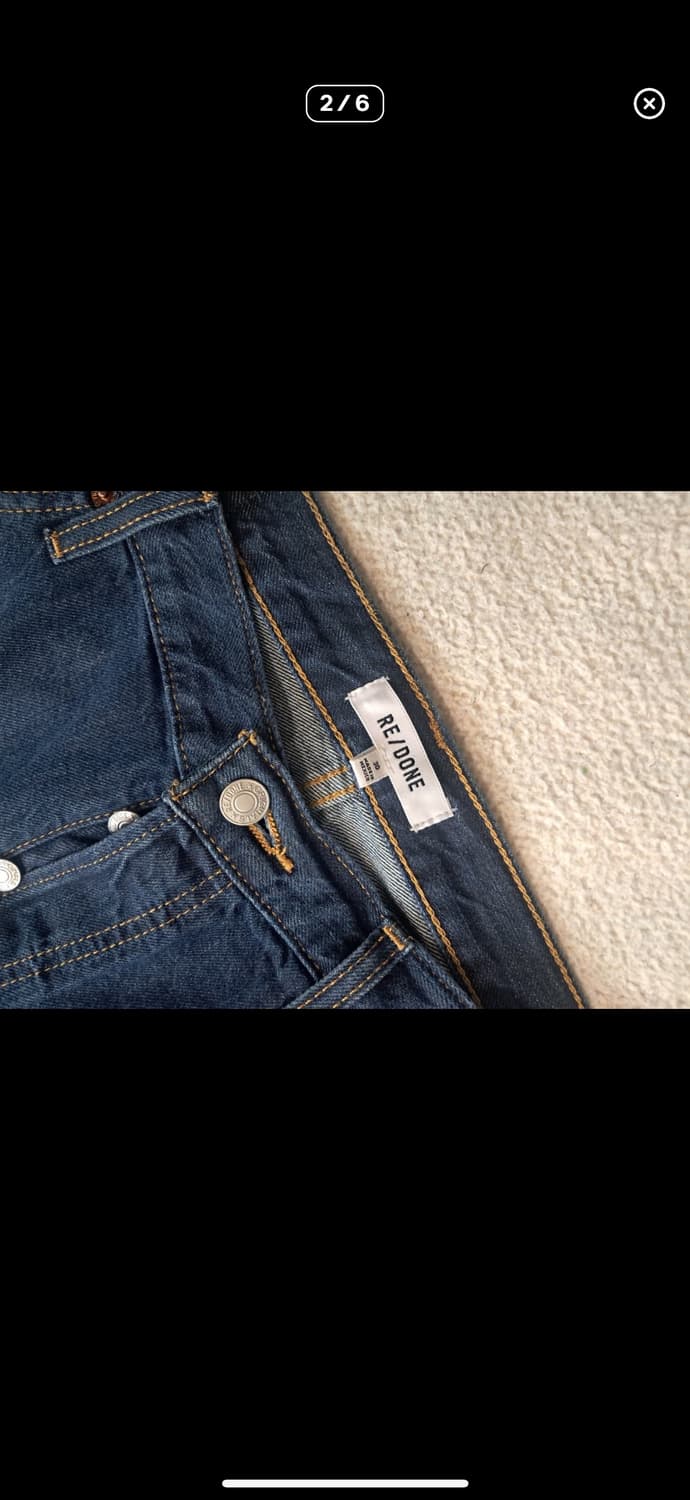 리던 와이드핏 데님팬츠 상품이미지2