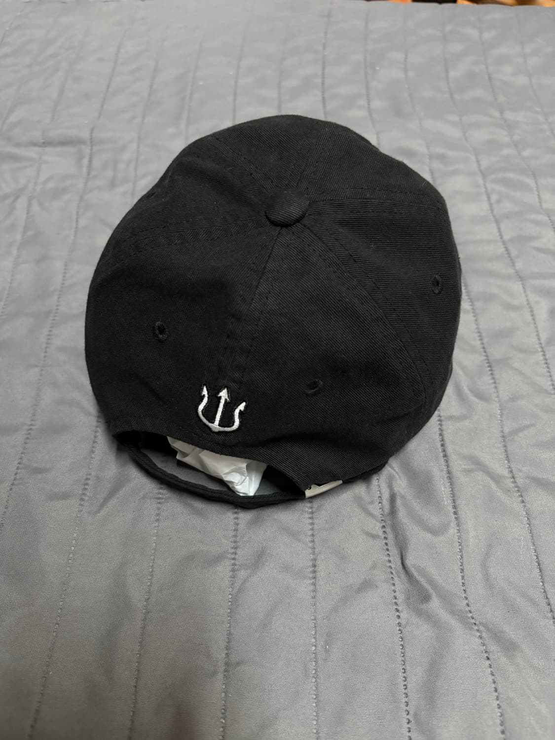 베투룸 VRM 심볼 로고 바이오워싱 볼캡 블랙 상품이미지2