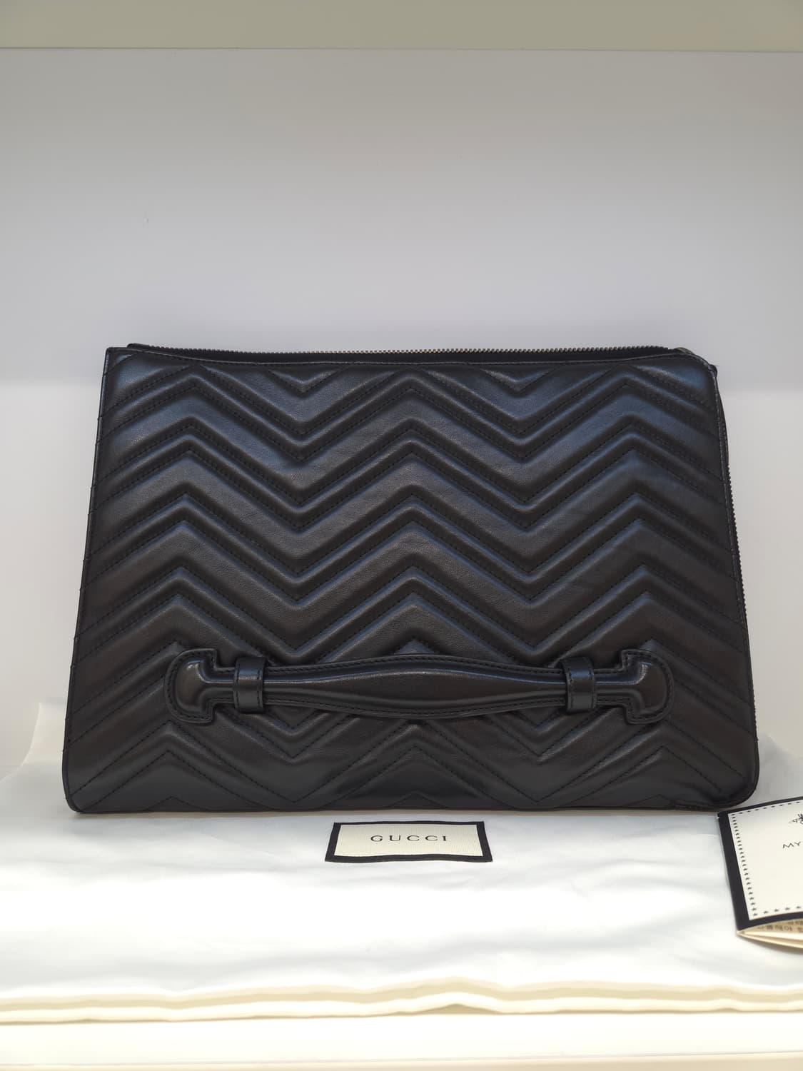 구찌 마몽 마틀라세 라지 클러치 (수수료X) 상품이미지3