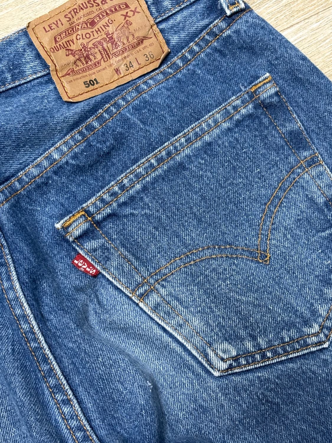 90‘s Levi’s 501 denim pants 리바이스 501 데님 상품이미지8
