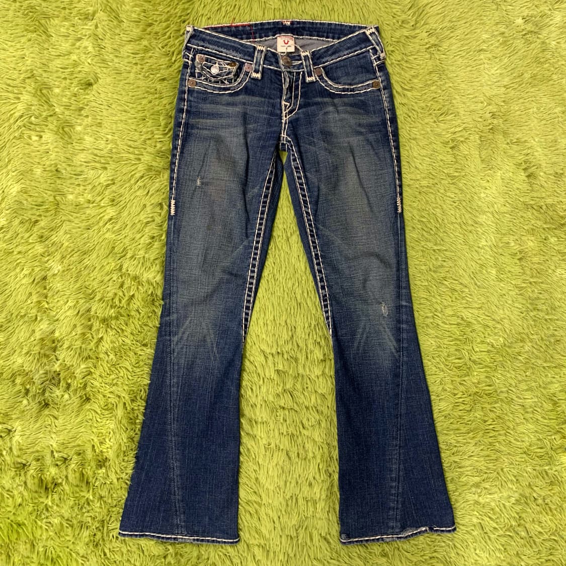 [표기 26] 트루릴리젼 JOEY SUPER T 로우 부츠컷 데님팬츠 상품이미지3